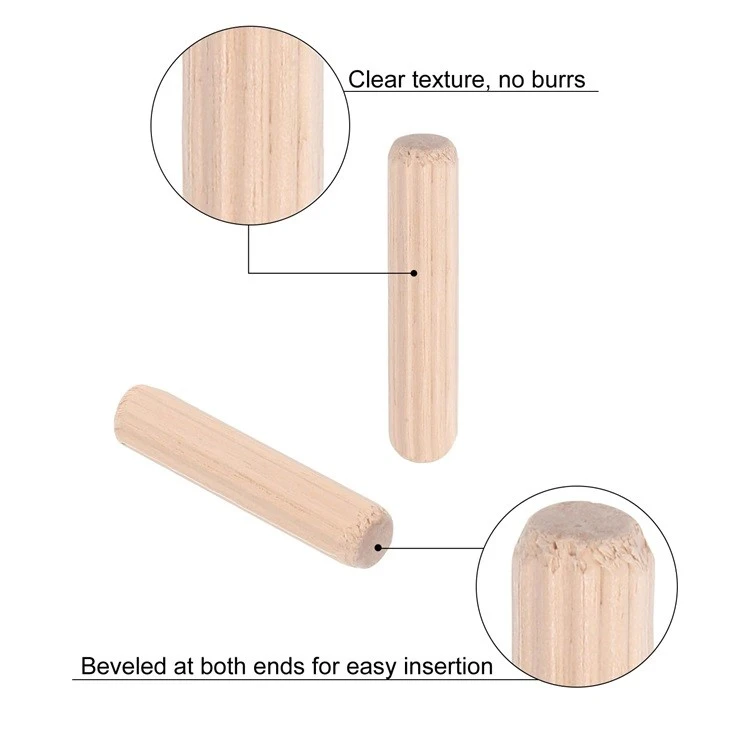 8x30mm Hardwood Furniture Dowels – Precision Wooden Dowel Pins | Senyang