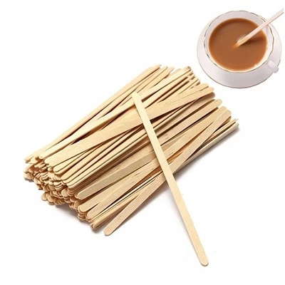 Stirons de café biodégradables de 110 mm - écologiques, réutilisables et personnalisables